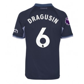 Tottenham Hotspur Radu Dragusin #6 Gostujuci Dres 2023-24 Kratak Rukavima